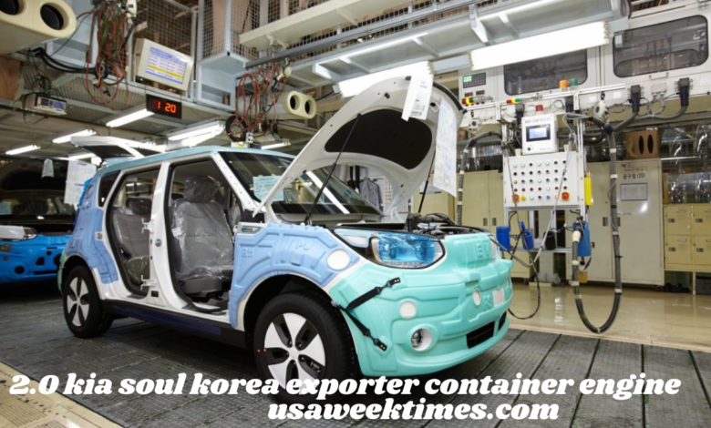 2.0 kia soul korea exporter container engine