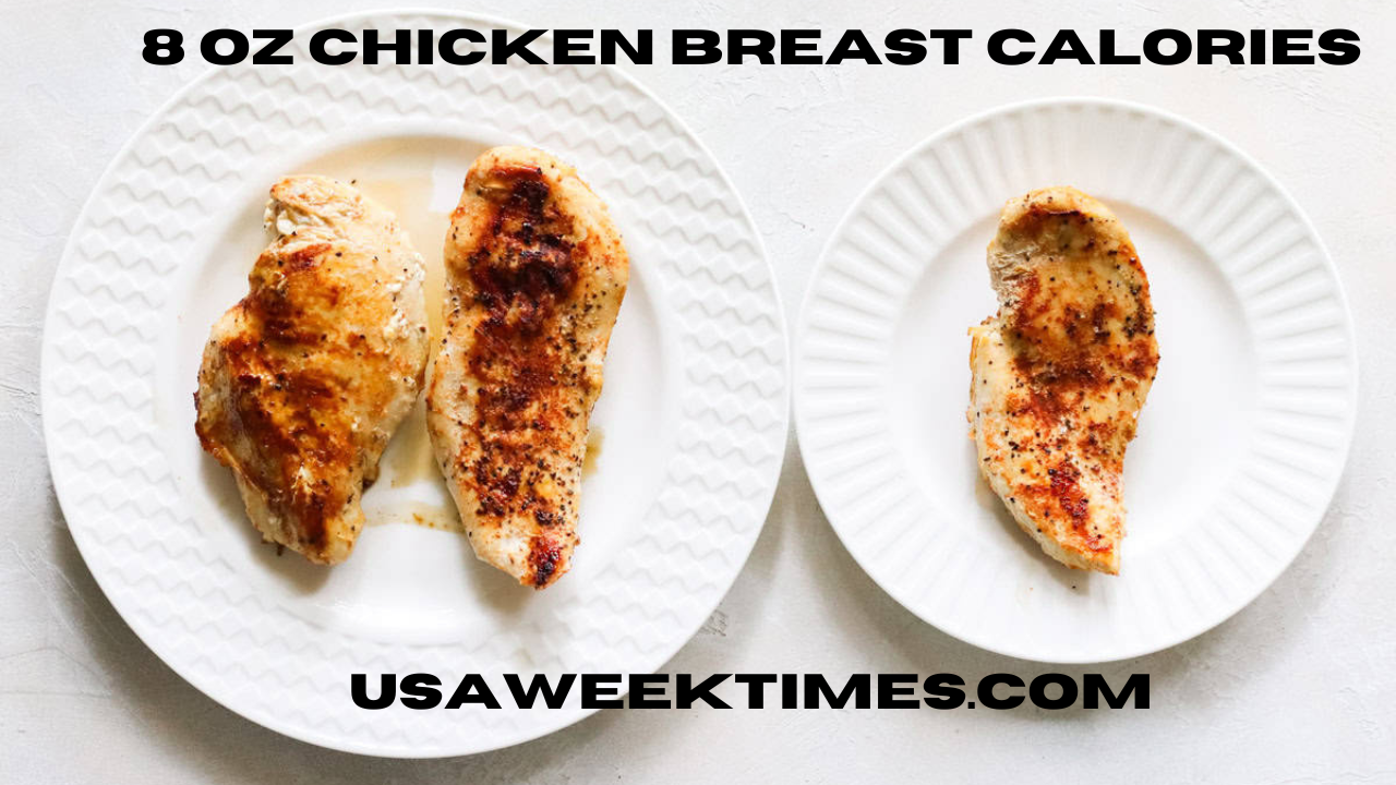 8 oz chicken breast calories