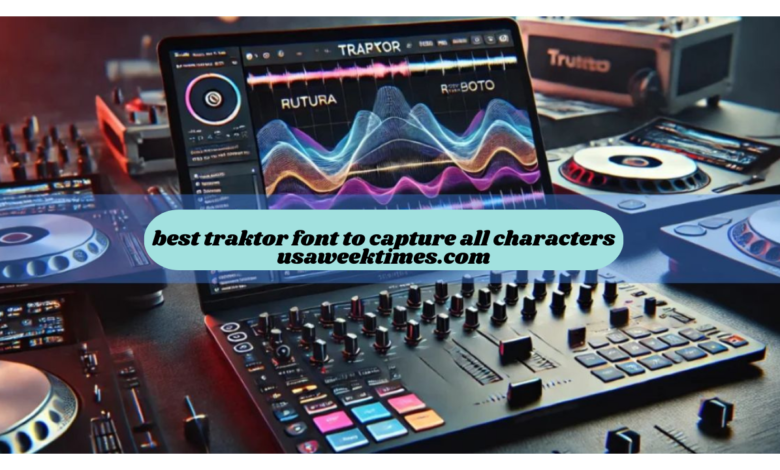 best traktor font to capture all characters