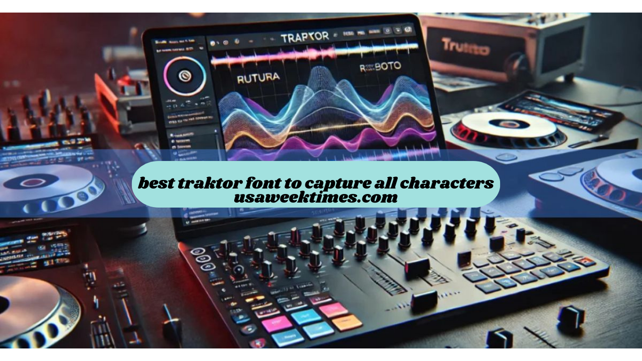 best traktor font to capture all characters