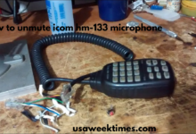 how to unmute icom hm-133 microphone