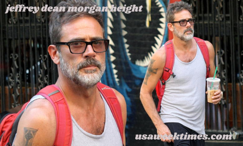 jeffrey dean morgan height