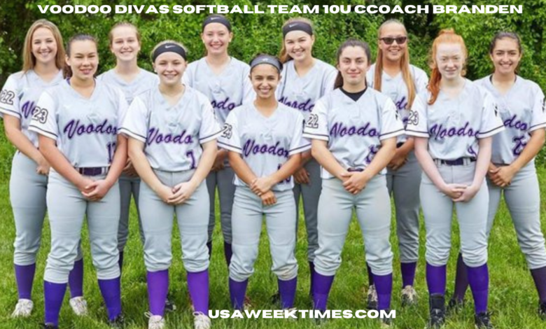 voodoo divas softball team 10u ccoach branden