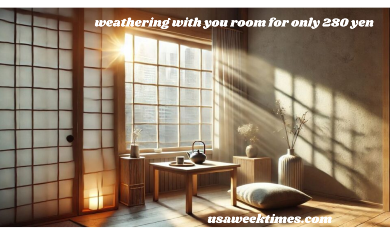 weathering with you room for only 280 yen