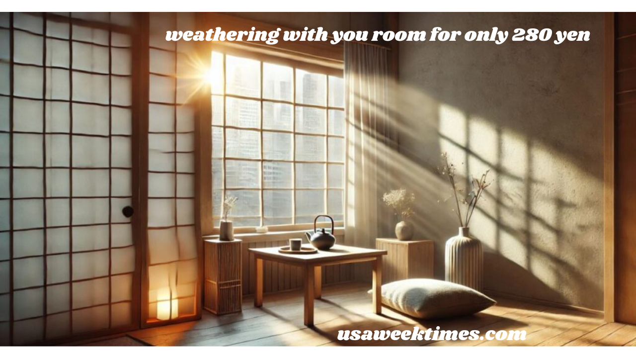 weathering with you room for only 280 yen